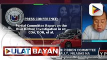 Initial report ng Senate Blue Ribbon Committee sa isyu ng Pharmally, inilabas na; BRC, inirerekomendang sampahan ng administrative at criminal chrges sina Lao at Liong