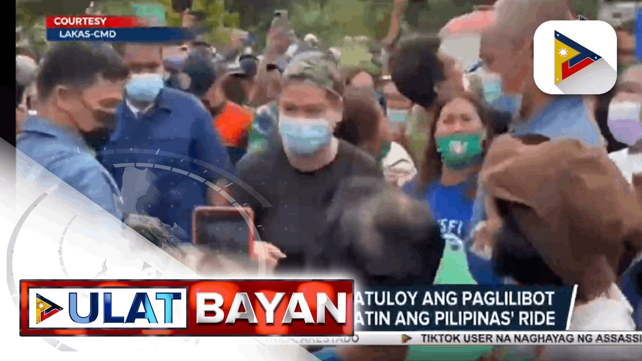 Dating Sen. Marcos, iginiit na nananatili silang matatag ng running mate na si Mayor Sara Duterte  - Mga magsasaka, kasama sa prayoridad na maproteksyunan ni Manila Mayor Isko Moreno   - VP Leni Robredo, suportado ng mga dating opisyal ng gabinete, AFP, a