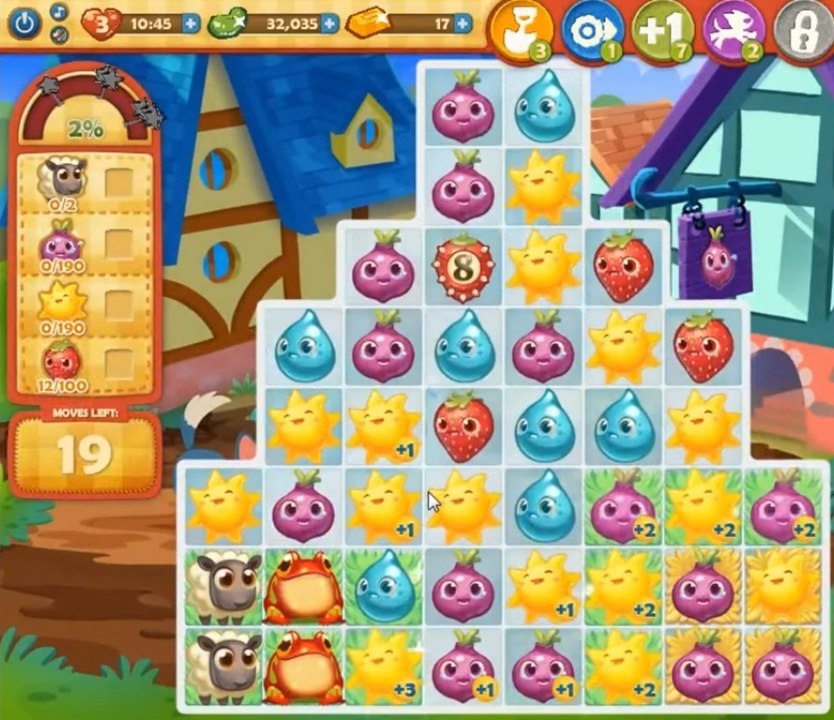 Farm Heroes Saga Level 695: Lösungen, Tipps und Tricks