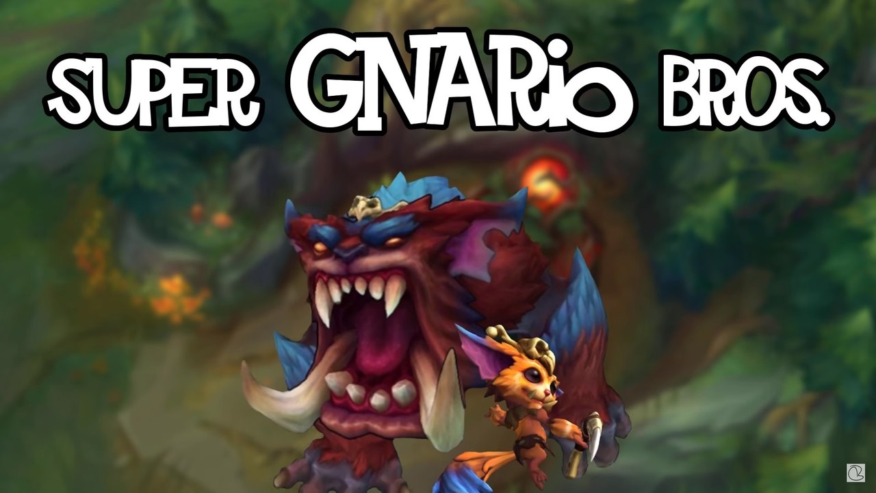 League of legends: gnar hält sich für mario in super gnario bros