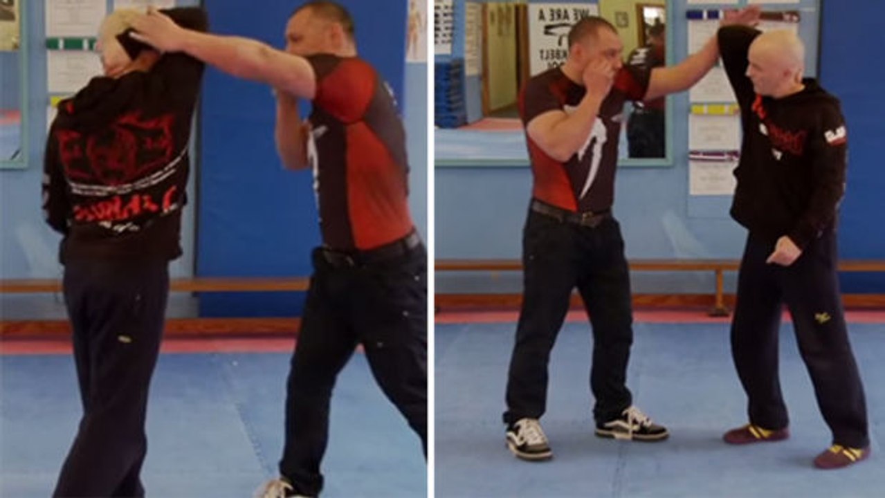 Wie kann man sich gegen einen größeren Gegner verteidigen?