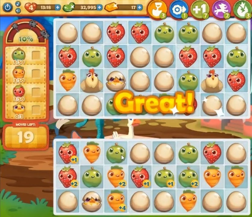 Farm Heroes Saga Level 693: Lösungen, Tipps und Tricks