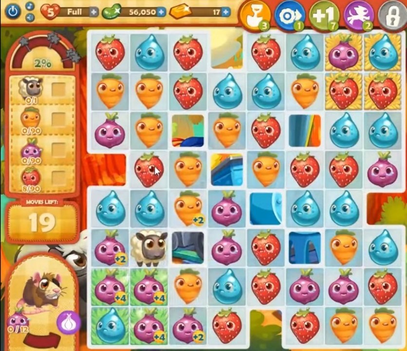 Farm Heroes Saga Level 724: Lösungen, Tipps und Tricks