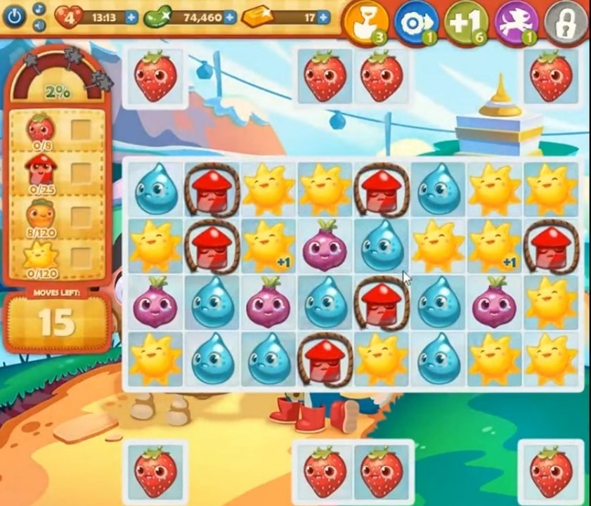 Farm Heroes Saga Level 726: Lösungen, Tipps und Tricks