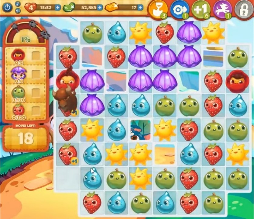 Farm Heroes Saga Level 735: Lösungen, Tipps und Tricks