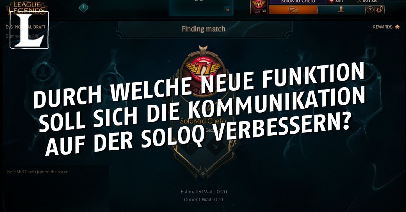 League of Legends: Welche neue Funktion verbessert die Kommunikation auf der SoloQ?