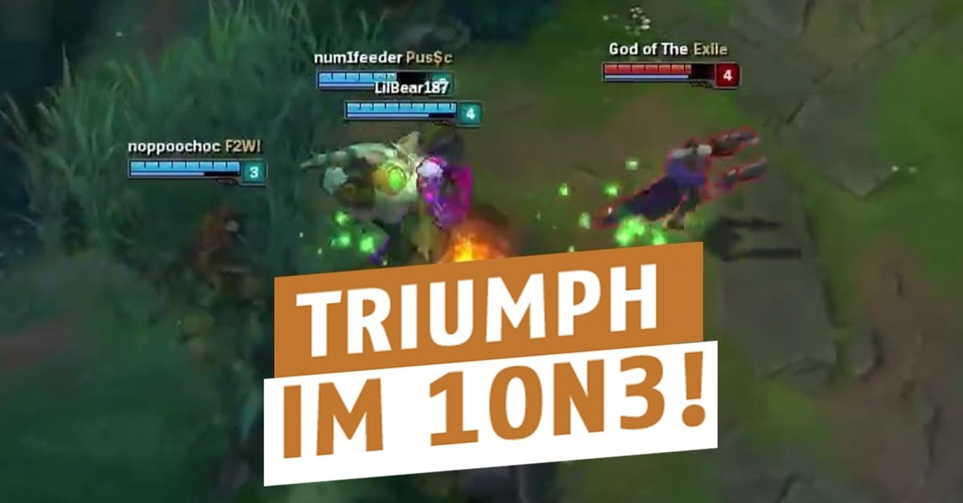 League of Legends: Lucian triumphiert im 1on3