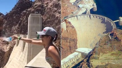 Une touriste filme un étonnant phénomène sur un barrage aux Etats-Unis
