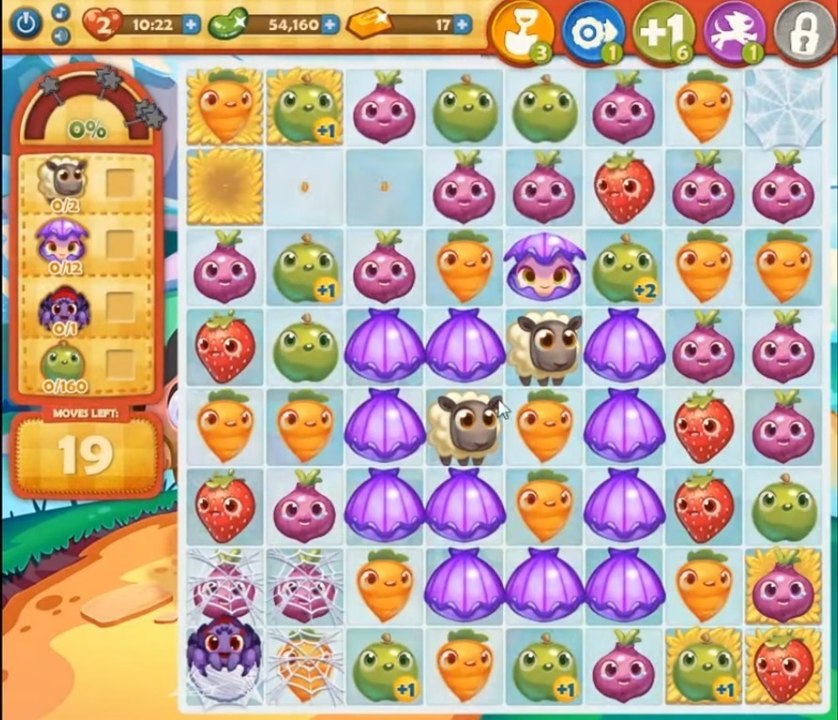 Farm Heroes Saga Level 729: Lösungen, Tipps und Tricks