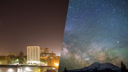 Un fascinant timelapse dévoile l’impact de la pollution lumineuse sur le ciel étoilé