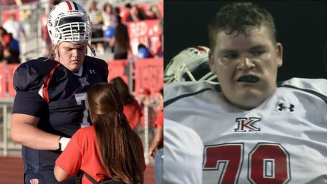 John Kran ist der schwerste Footballspieler Amerikas, ein echter Riese