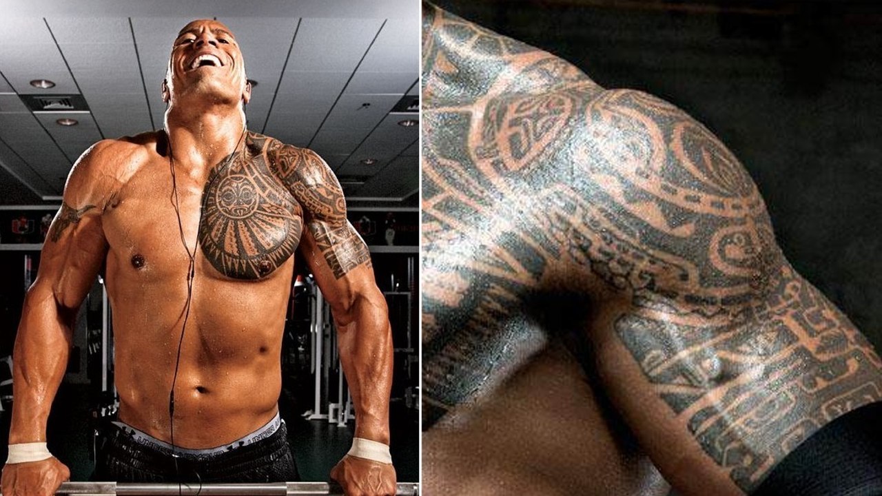The rock verrät sein trainingsprogramm für die schultern