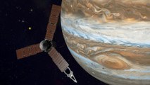 Une vidéo dévoile la descente vertigineuse de la sonde Juno vers la planète Jupiter
