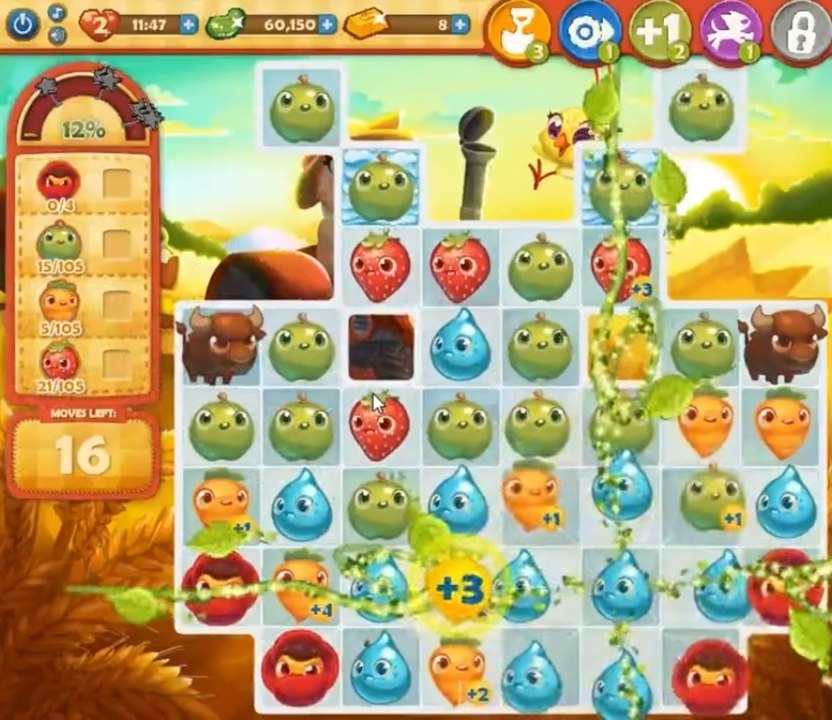 Farm Heroes Saga Level 763: Lösungen, Tipps und Tricks