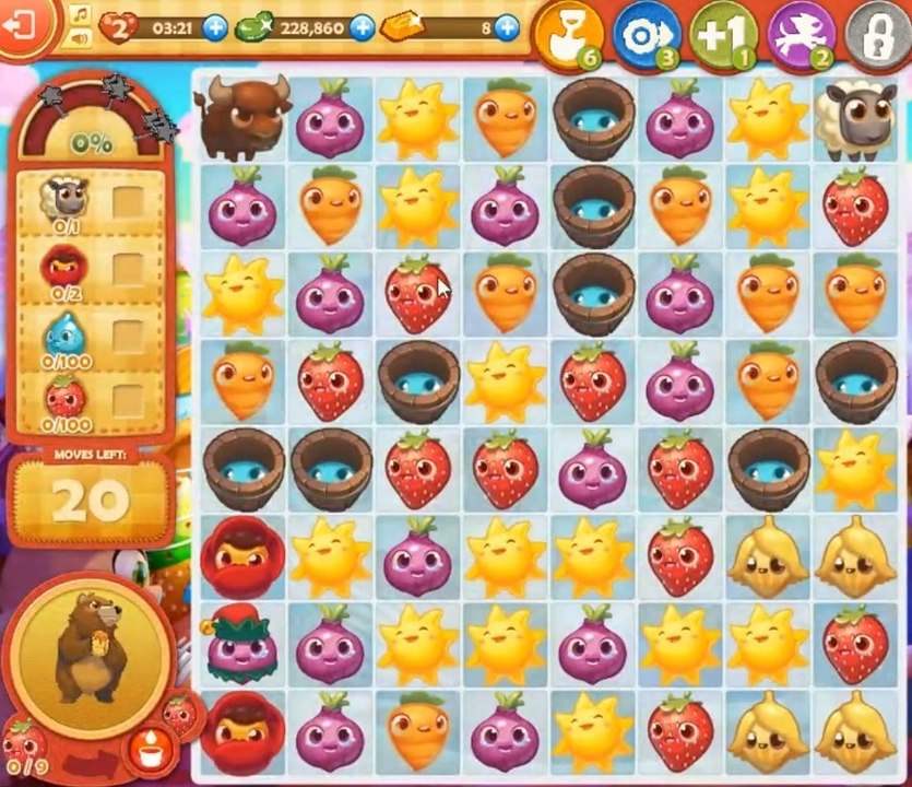 Farm Heroes Saga Level 805: Lösungen, Tipps und Tricks