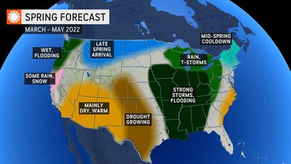 Tired of winter? Here’s what spring may look like in your area