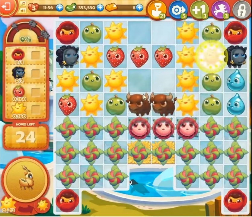 Farm Heroes Saga Level 824: Lösungen, Tipps und Tricks