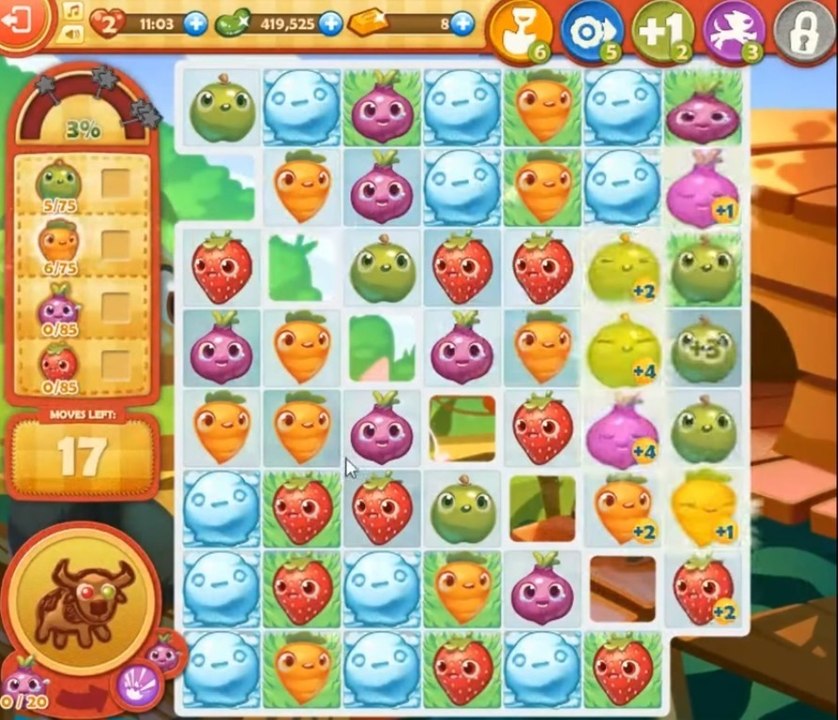 Farm Heroes Saga Level 844: Lösungen, Tipps und Tricks