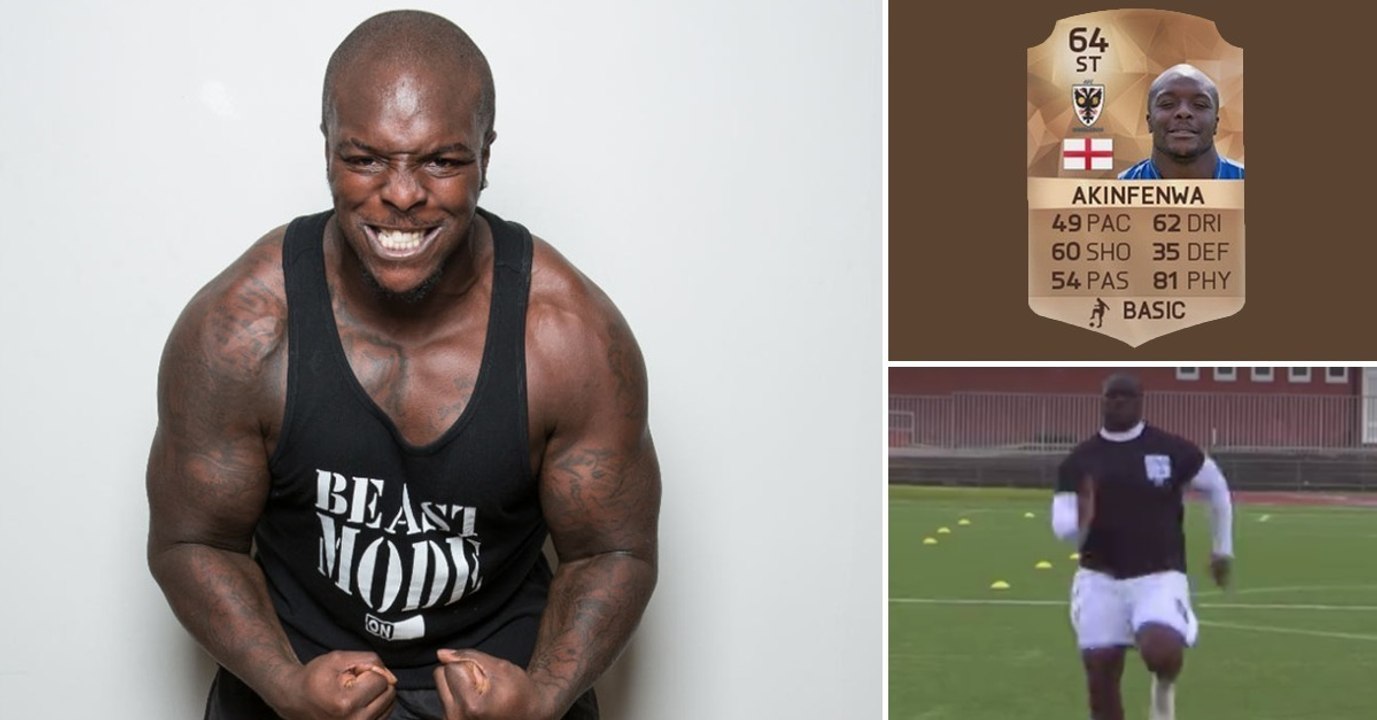 Adebayo Akinfenwa will beweisen, dass er schneller ist als seine Note auf FIFA 16