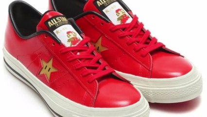 Mario et Bowser ont droit à leurs chaussures signées par Converse