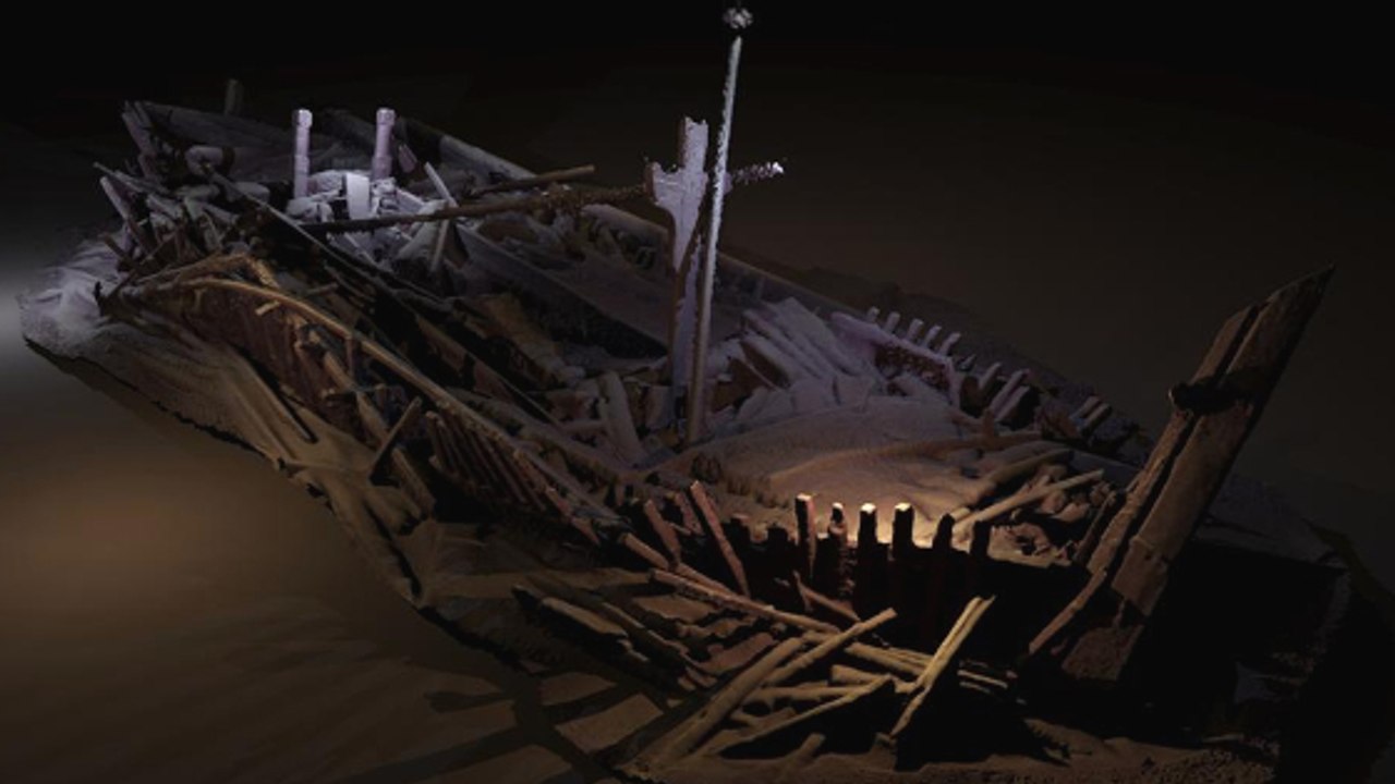 Un cimetière de navires découvert par hasard dans les profondeurs de la mer Noire