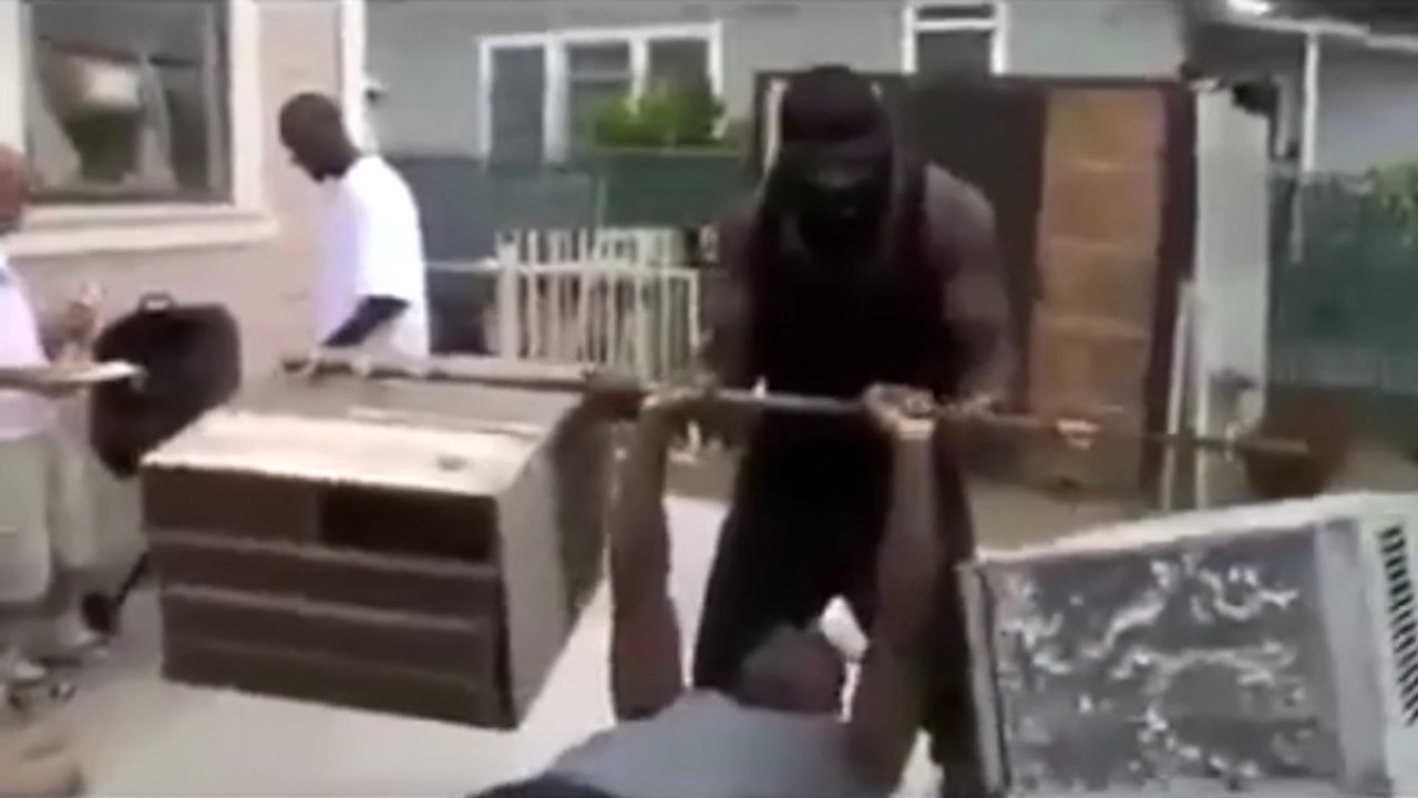 Kimbo Slice motiviert wie noch nie bei einem Wahnsinns-Training