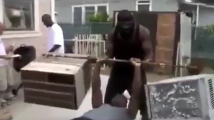 Kimbo Slice motiviert wie noch nie bei einem Wahnsinns-Training