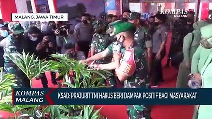 Kunjungi Korem 083, KSAD Tinjau Produk Unggulan Buatan Prajurit TNI