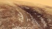 Survolez un ancien cours d’eau de la planète Mars avec cette vidéo hypnotisante