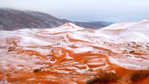 Des chutes de neige au Sahara observées pour la première fois depuis 37 ans