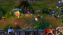 League of Legends : une bouteille d'eau met en péril Kev1n lors du match Fnatic vs. Millenium