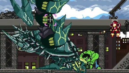 Et si le film Avengers était un jeu en version 8-Bit sorti sur NES ?