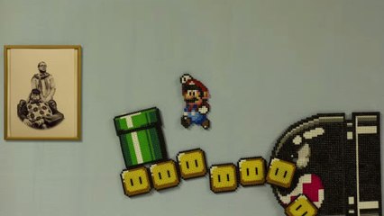 Mario envahit le monde réel dans cette sublime animation en stop motion