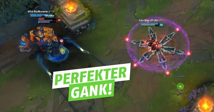 League of Legends: Perfekter Gank auf der SoloQ!