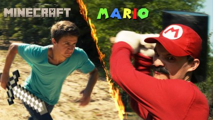 Mario vs Minecraft : qui remportera ce combat improbable ?