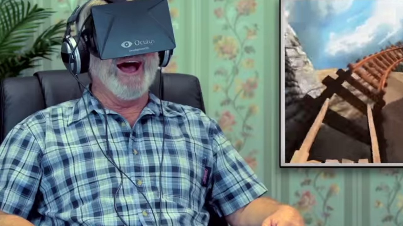 Oculus Rift : des personnages âgées découvrent la réalité virtuelle