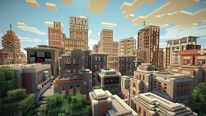 Minecraft Broville : 4 ans pour construire cette ville gigantesque