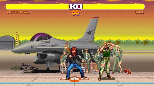 Chuck Norris s'invite dans Street Fighter... et ça fait très mal !