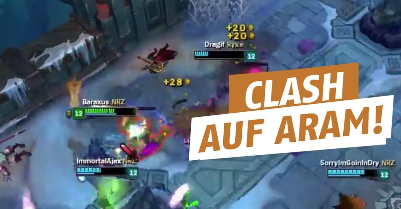 League of Legends: Zwei Kumpel beleidigen sich auf ARAM
