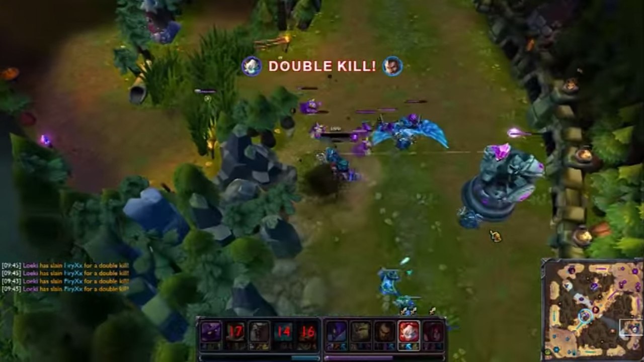 League of Legends : Tristana exécute une action de génie en 1v2