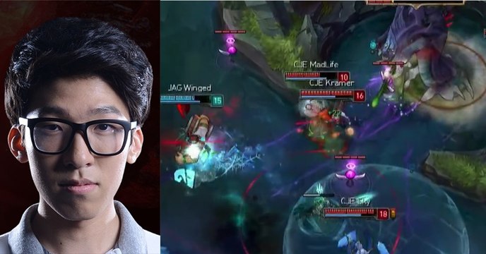 League of Legends: LCK! Ein südkoreanischer Spieler setzt Taliyahs Ulti perfekt ein