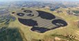 La Chine vient de construire une ferme solaire en forme de... panda géant