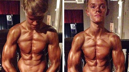 Krass! So durchtrainiert ist Cosmo Taylor, der jüngste Bodybuilder Großbritanniens!