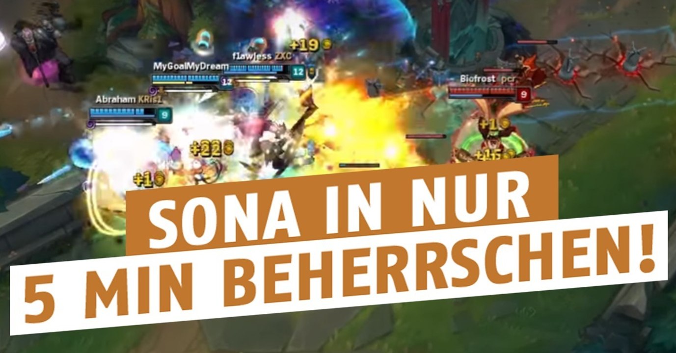 League of Legends: Lernt Sona zu spielen, den besten Support auf Patch 6.14