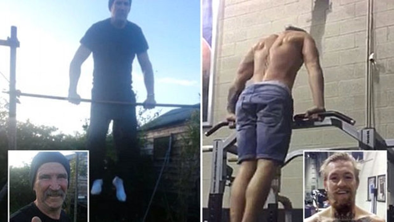 Conor McGregor wird von einem 64-jährigen Fan herausgefordert und ist völlig begeistert!