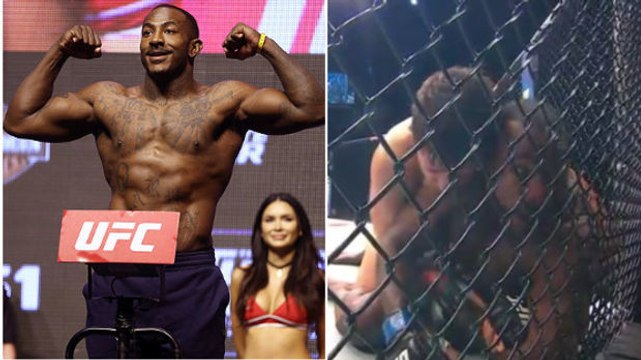 Khalil Rountree befiehlt seiner Mutter mitten in einem MMA-Kampf, die Klappe zu halten