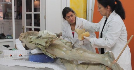 Une étonnante "capsule temporelle" découverte dans une statue de Jésus