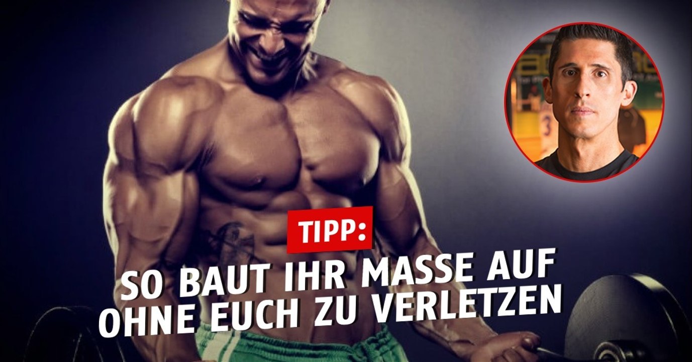 Jeff Cavaliere erklärt, wie man Masse aufbauen kann, ohne sich zu verletzen