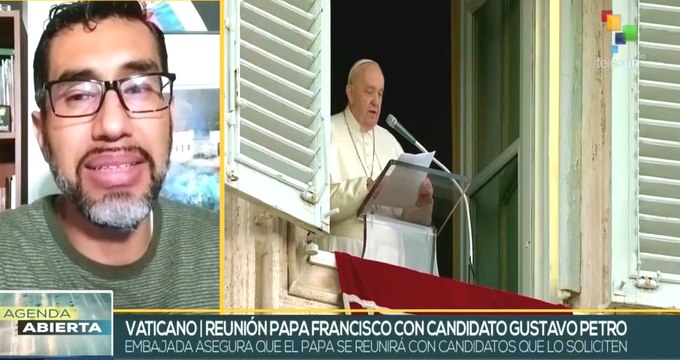 Sumo Pontífice y candidato presidencial colombiano se reúnen en El Vaticano