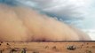 Dieser heftige Sandsturm wurde von einem Autofahrer in Australien gefilmt
